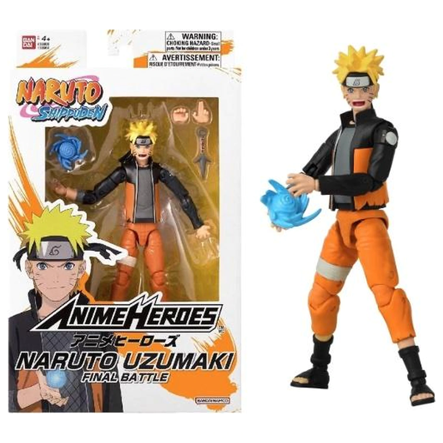 NARUTO Naruto "Final Battle" Figura Anime Heroes 17cm poza produsului