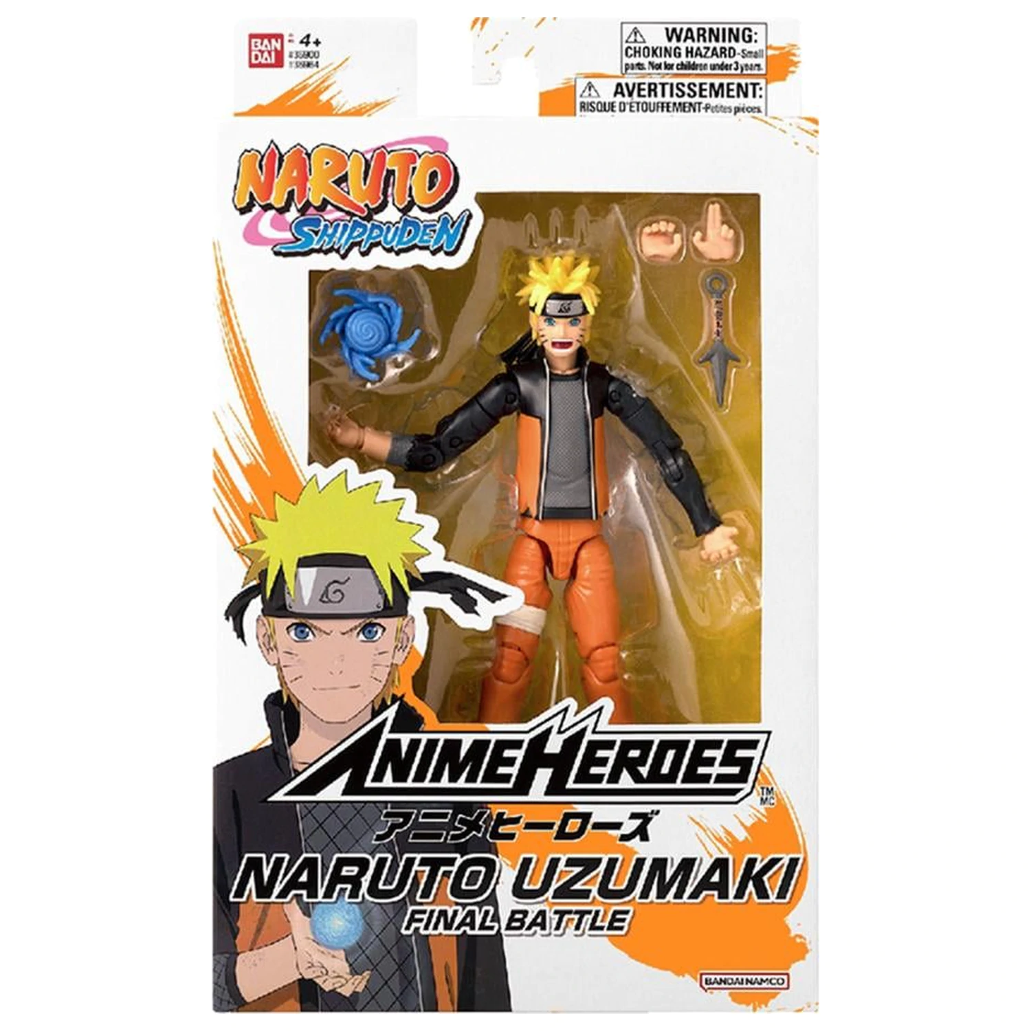 NARUTO Naruto "Final Battle" Figura Anime Heroes 17cm poza produsului