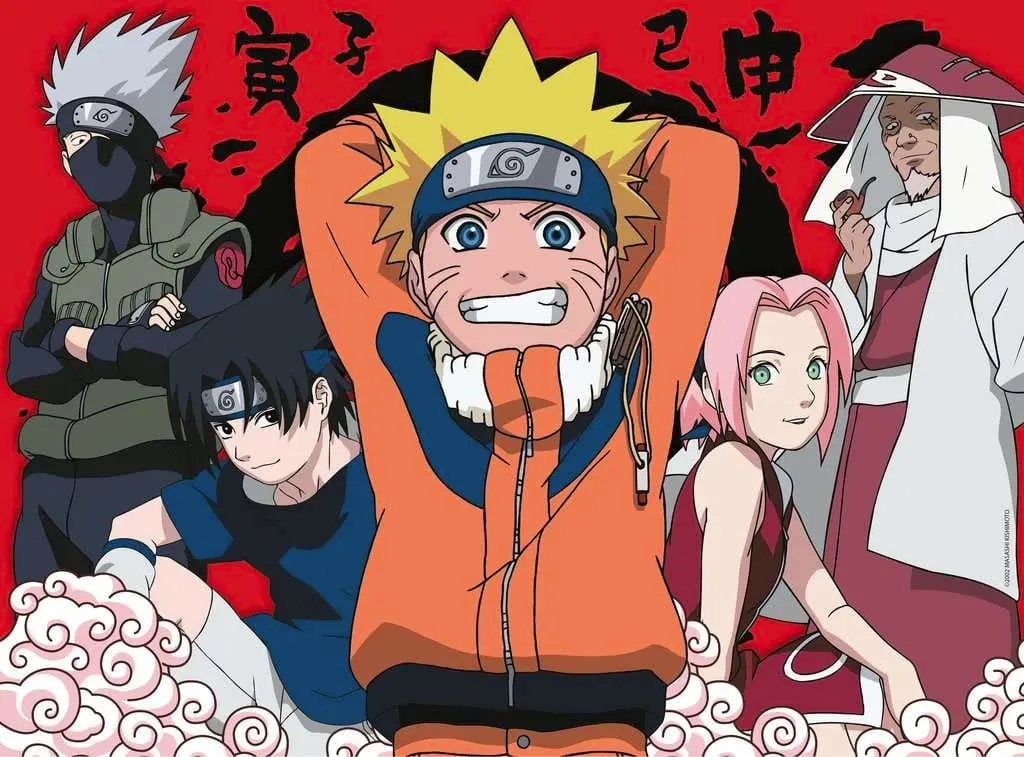 Naruto Children's Jigsaw Puzzle XXL Naruto's Adventures (300 piese) poza produsului