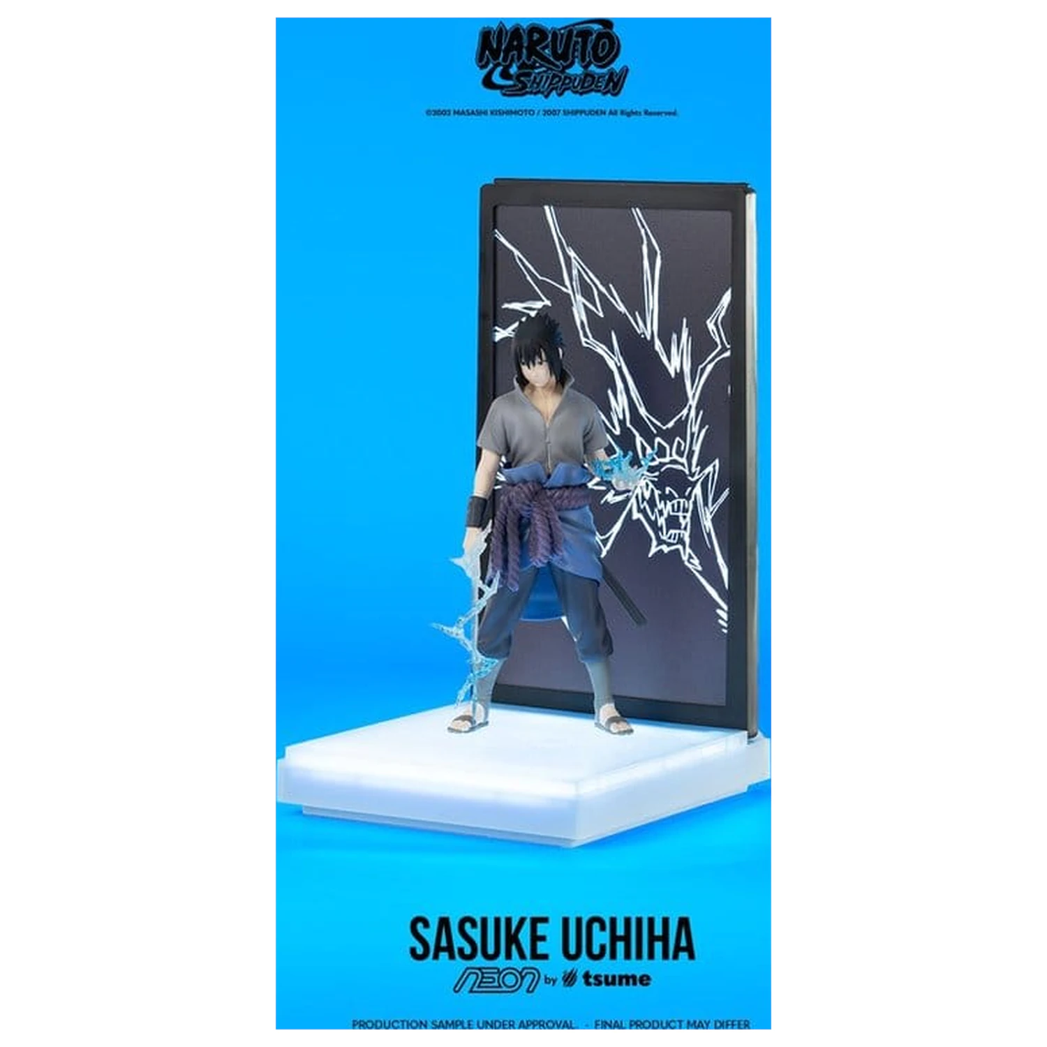 Naruto Figurină Neon 1/9 Sasuke Uchiha 25 cm poza produsului