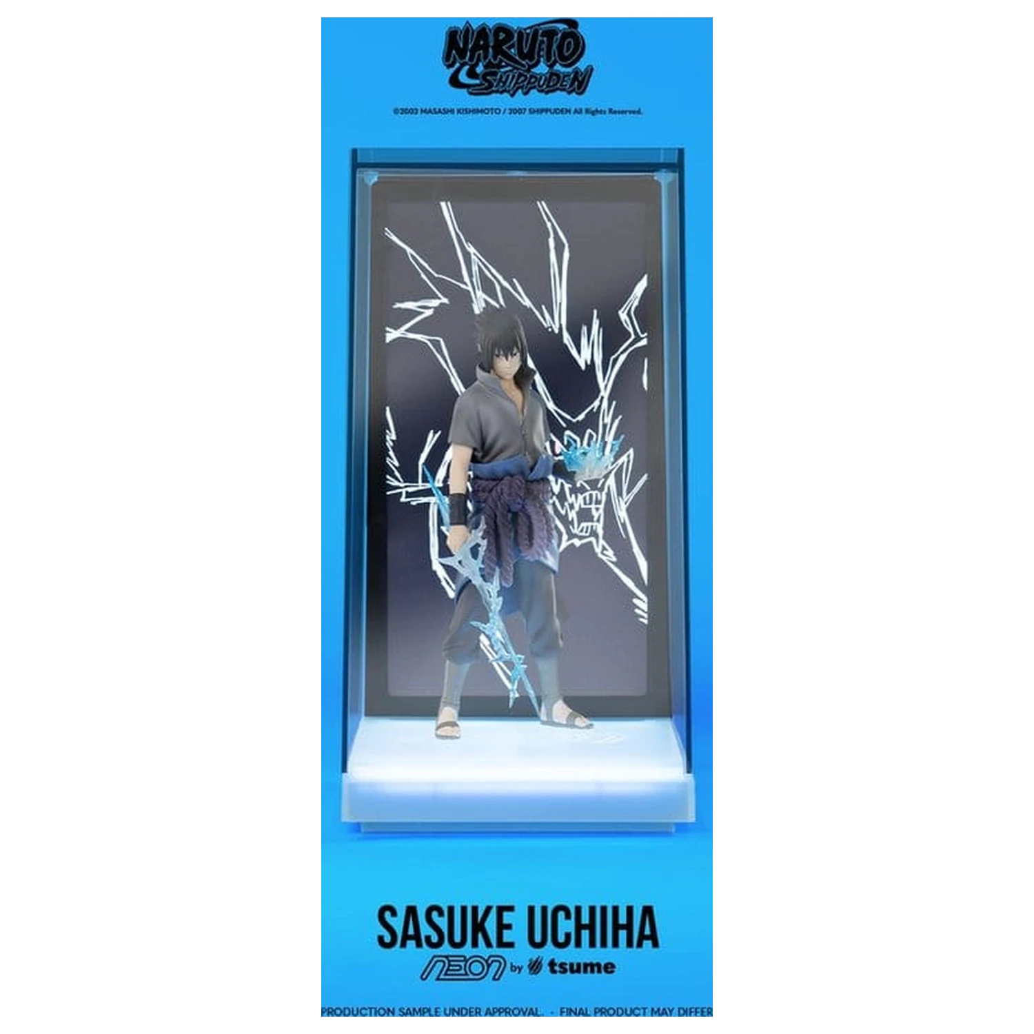Naruto Figurină Neon 1/9 Sasuke Uchiha 25 cm poza produsului