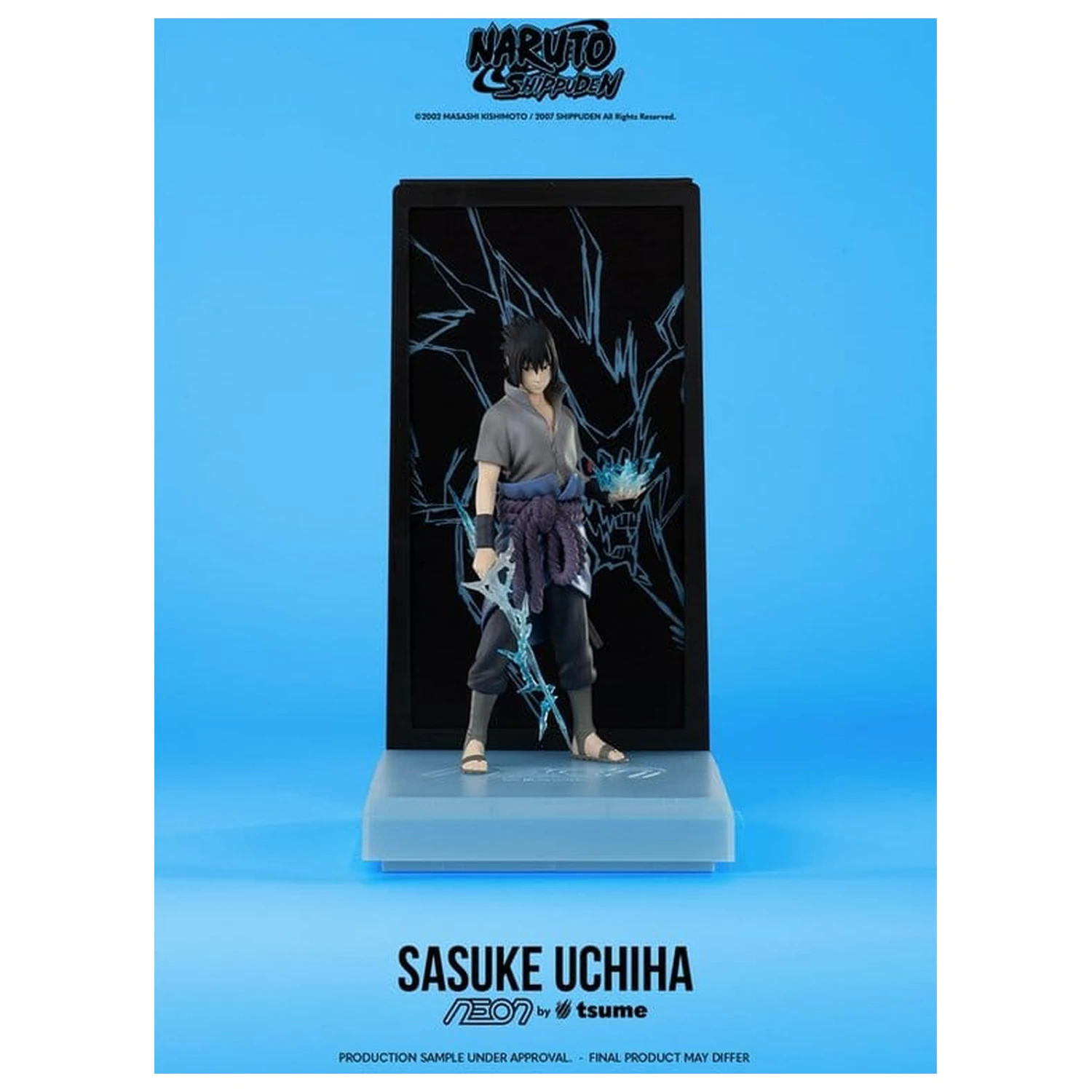 Naruto Figurină Neon 1/9 Sasuke Uchiha 25 cm poza produsului