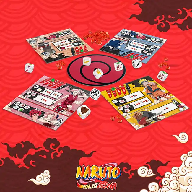 Naruto Dice Game Ninja Arena Joc de zaruri poza produsului