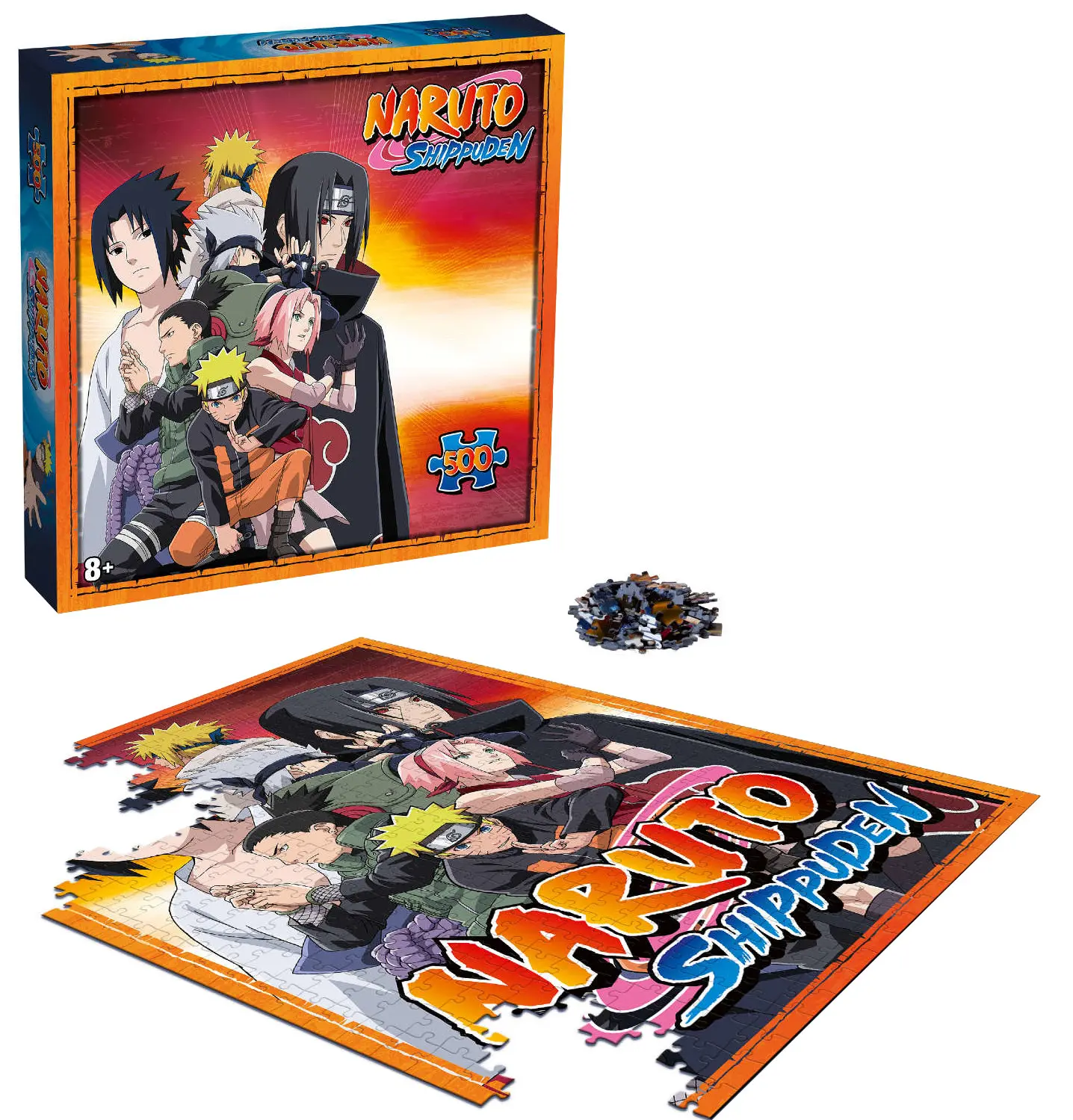 Naruto puzzle 500 piese poza produsului