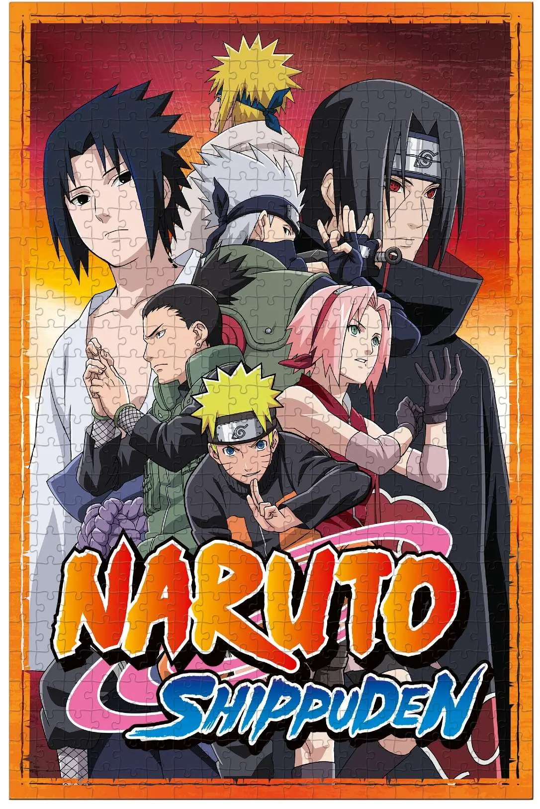 Naruto puzzle 500 piese poza produsului