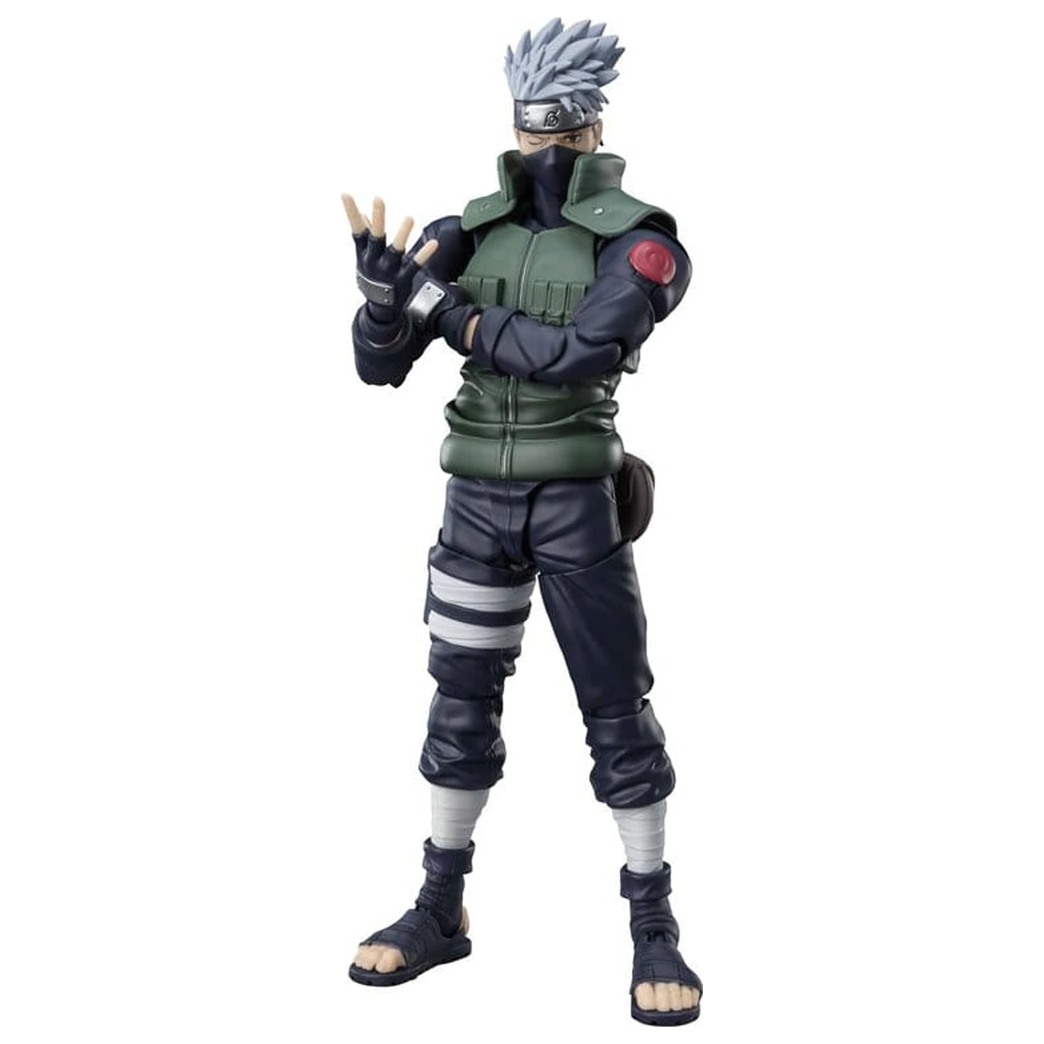 Naruto S.H.Figuarts Figurina de actiune Kakashi Hatake -The famed Sharingan Hero- 16 cm poza produsului