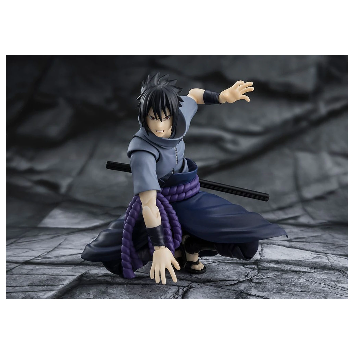 Naruto S.H.Figuarts Figurina de actiune Sasuke Uchiha Solitary Shinobi 15 cm poza produsului