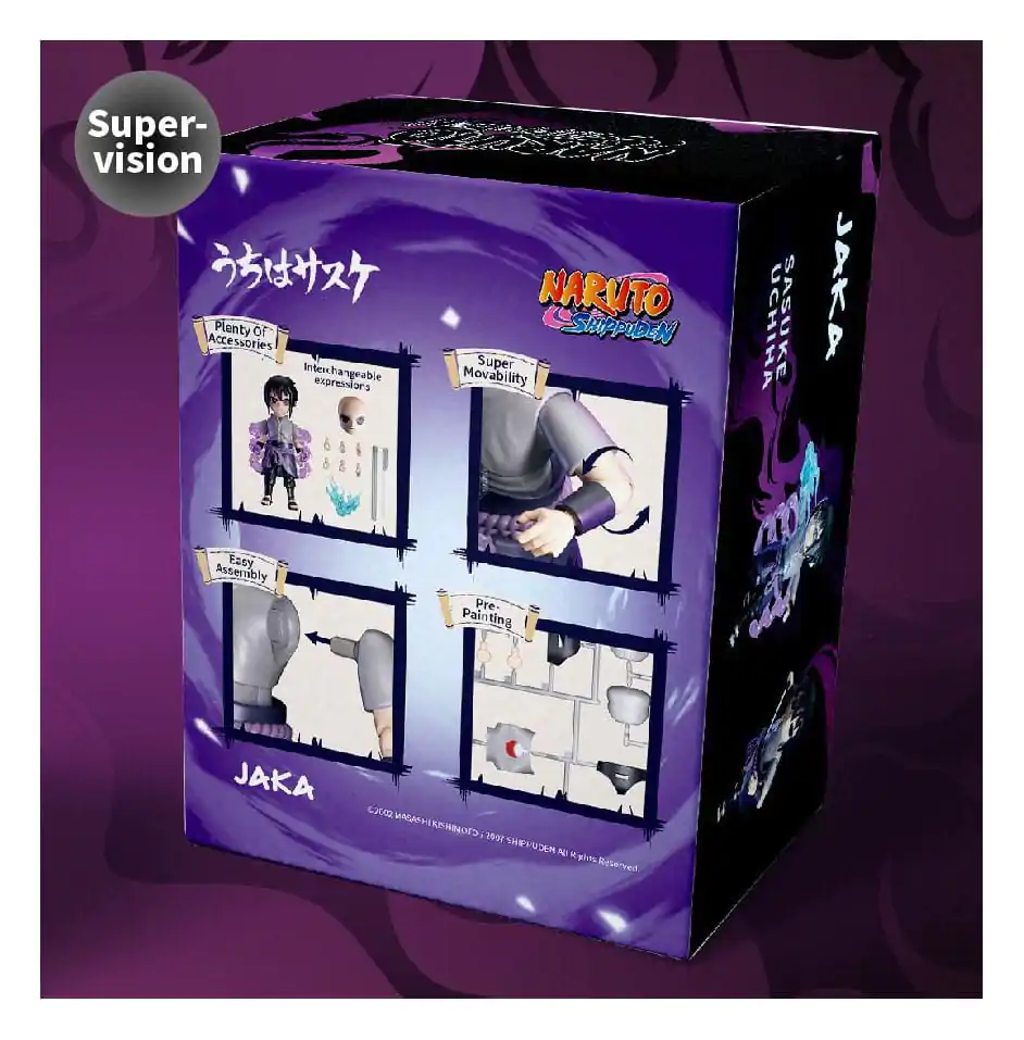 Kit model din plastic Naruto Sasuke Uchiha 12 cm poza produsului