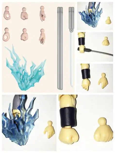 Kit model din plastic Naruto Sasuke Uchiha 12 cm poza produsului