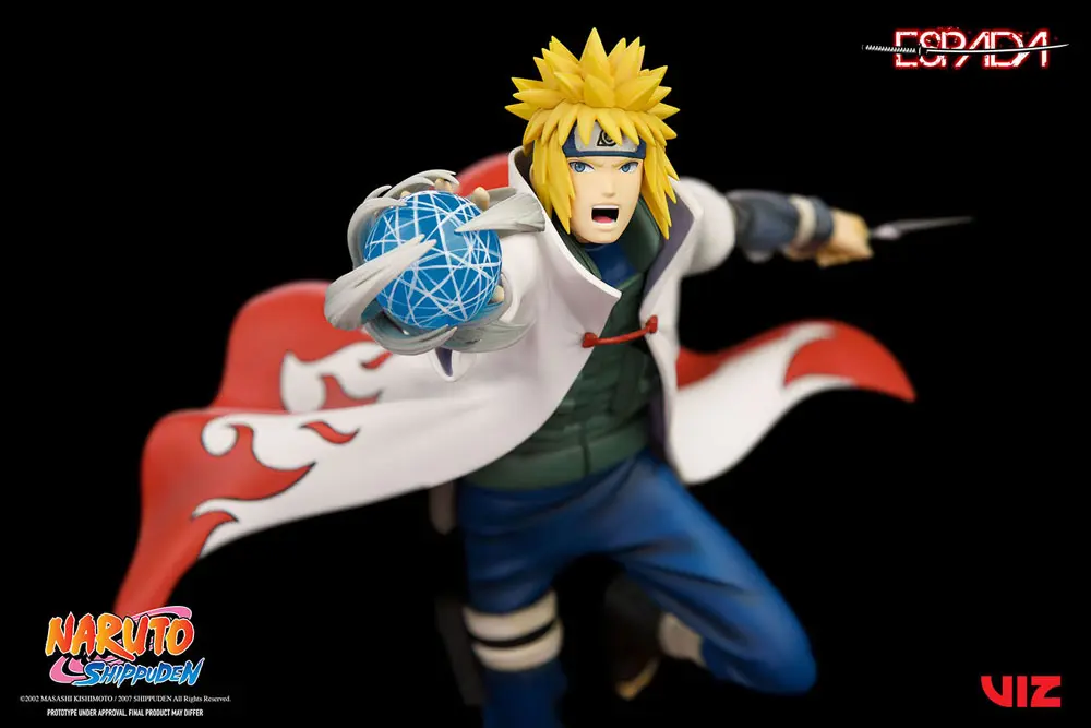 Naruto Shippuden Statuie PVC 1/8 Minato Namikaze Vs Vulpe cu Nouă Cozi 41 cm poza produsului