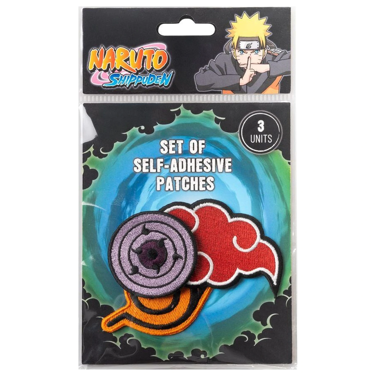 Naruto Shippuden set de 3 patch-uri poza produsului