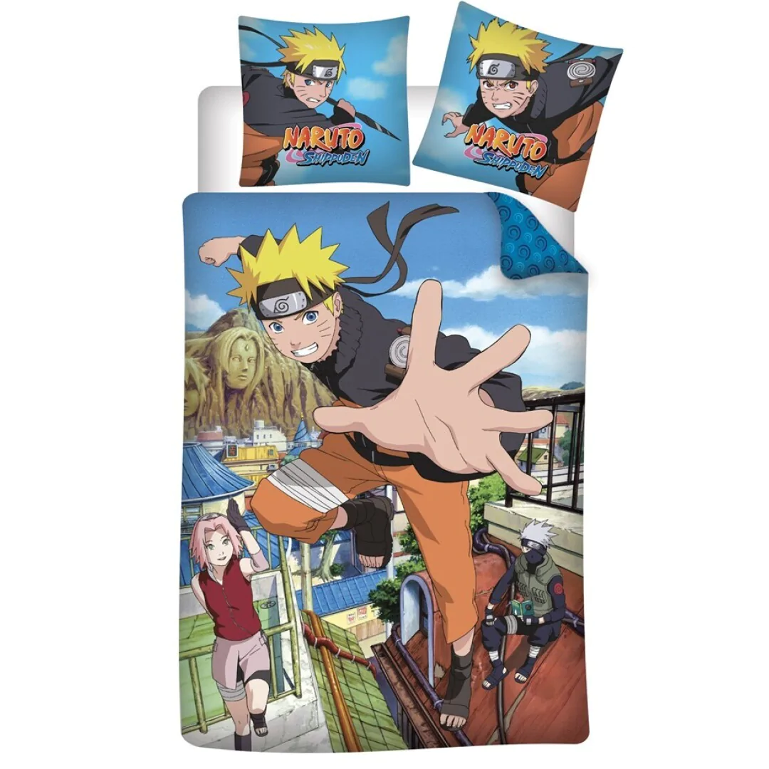 Naruto Shippuden Set Duvet 140x200cm poza produsului