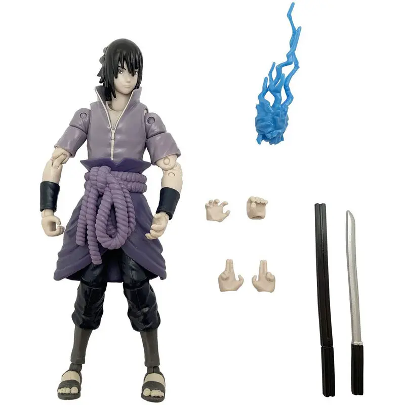 Figurina Naruto Shippuden Anime Heroes Uchiha Sasuke 15 cm poza produsului