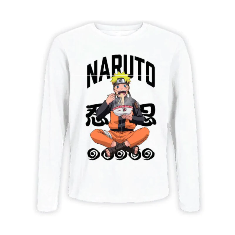 Tricou pentru copii Naruto Shippuden alb poza produsului