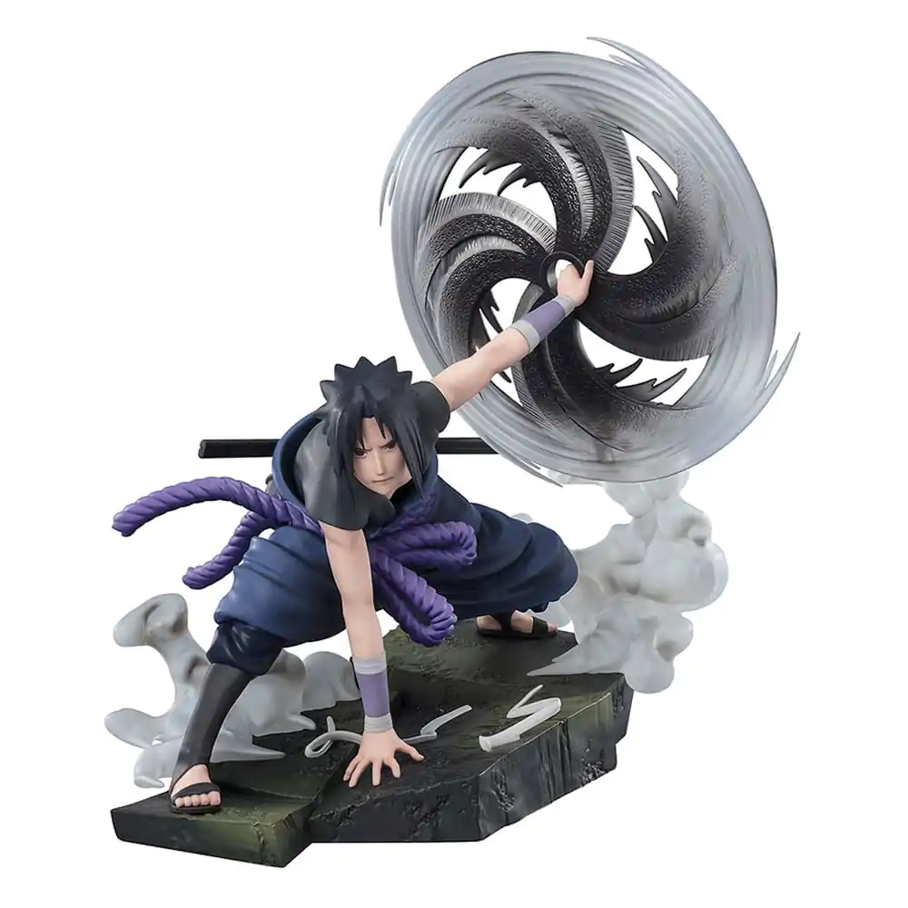 Naruto Shippuden FiguartsZERO Extra Battle Statuie PVC Sasuke Uchiha -The Light & Dark of the Mangekyo Sharingan- 20 cm poza produsului