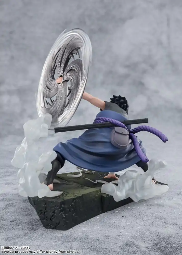 Naruto Shippuden FiguartsZERO Extra Battle Statuie PVC Sasuke Uchiha -The Light & Dark of the Mangekyo Sharingan- 20 cm poza produsului