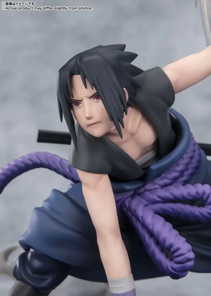 Naruto Shippuden FiguartsZERO Extra Battle Statuie PVC Sasuke Uchiha -The Light & Dark of the Mangekyo Sharingan- 20 cm poza produsului