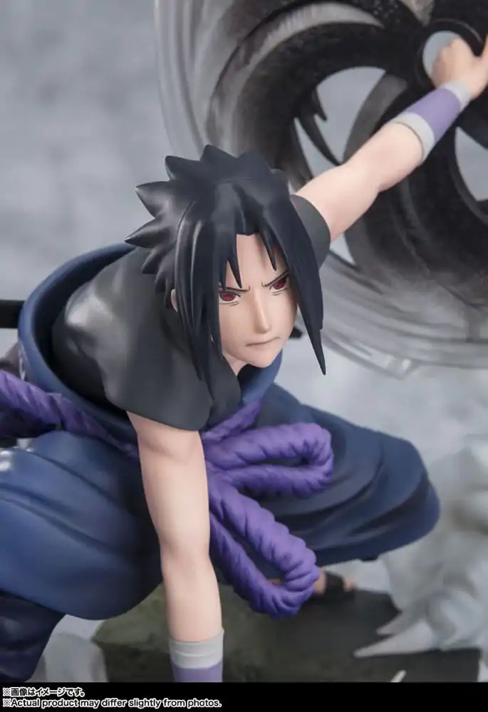 Naruto Shippuden FiguartsZERO Extra Battle Statuie PVC Sasuke Uchiha -The Light & Dark of the Mangekyo Sharingan- 20 cm poza produsului