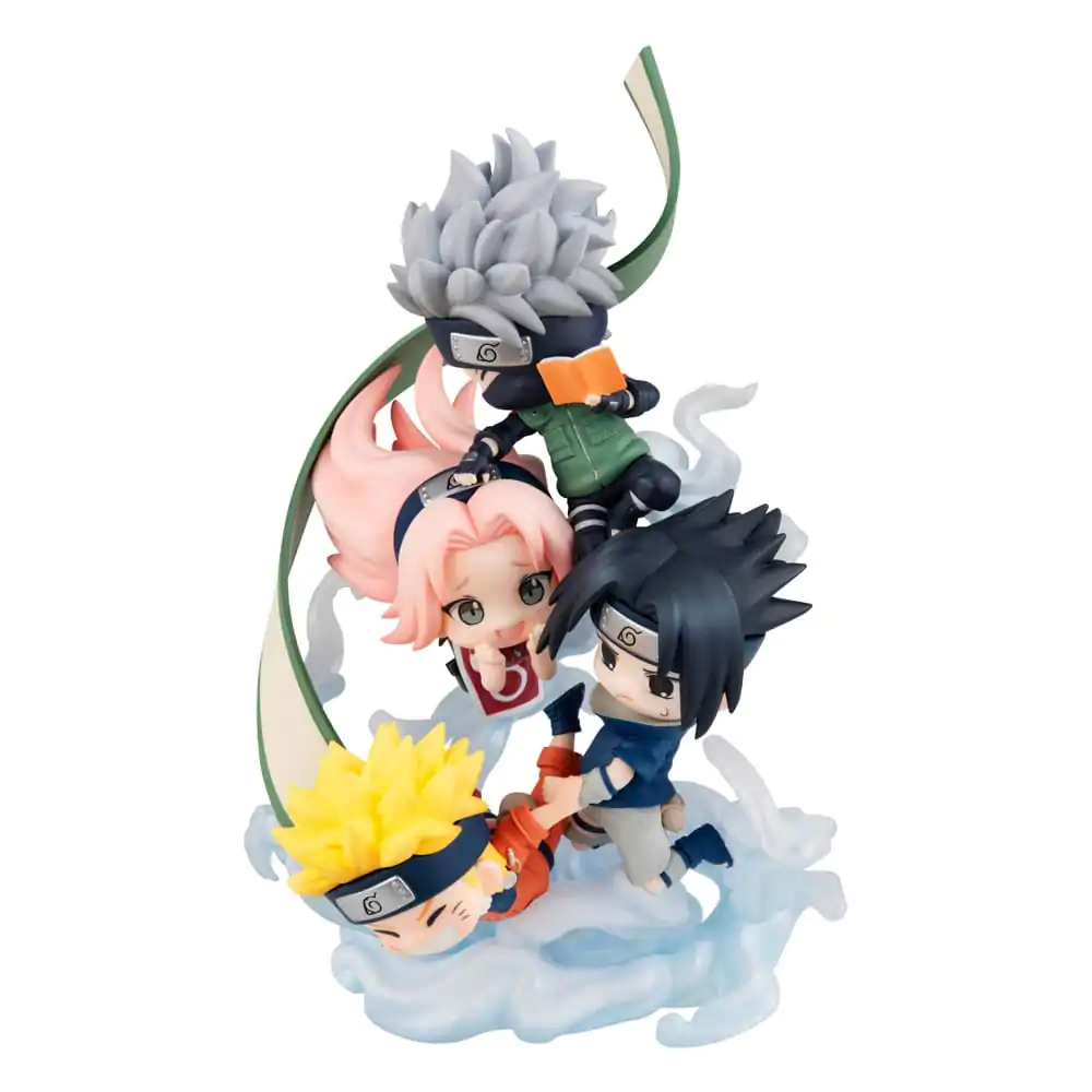 Naruto Shippuden FigUnity Statuetă mini din PVC Gather here, Team 7 13 cm poza produsului