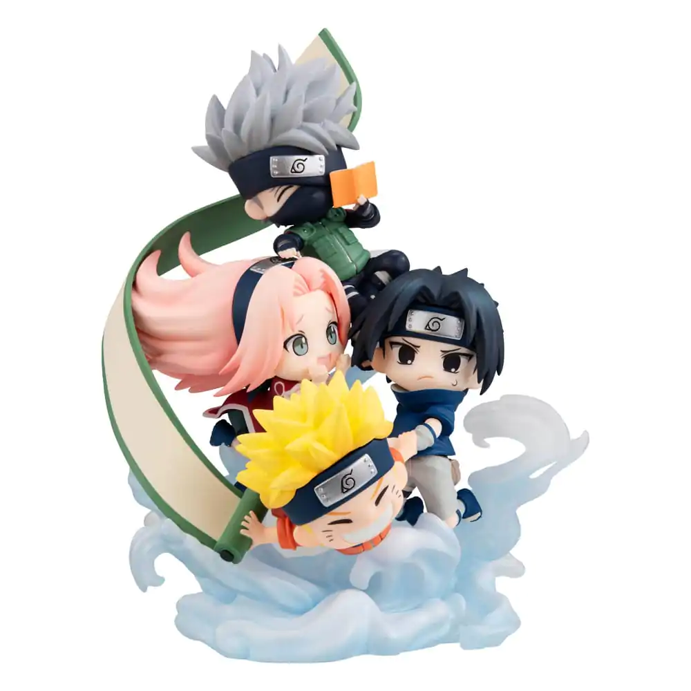 Naruto Shippuden FigUnity Statuetă mini din PVC Gather here, Team 7 13 cm poza produsului