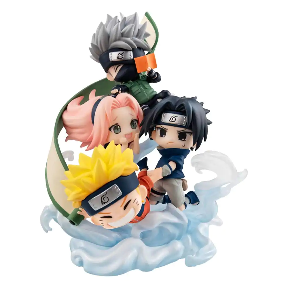 Naruto Shippuden FigUnity Statuetă mini din PVC Gather here, Team 7 13 cm poza produsului