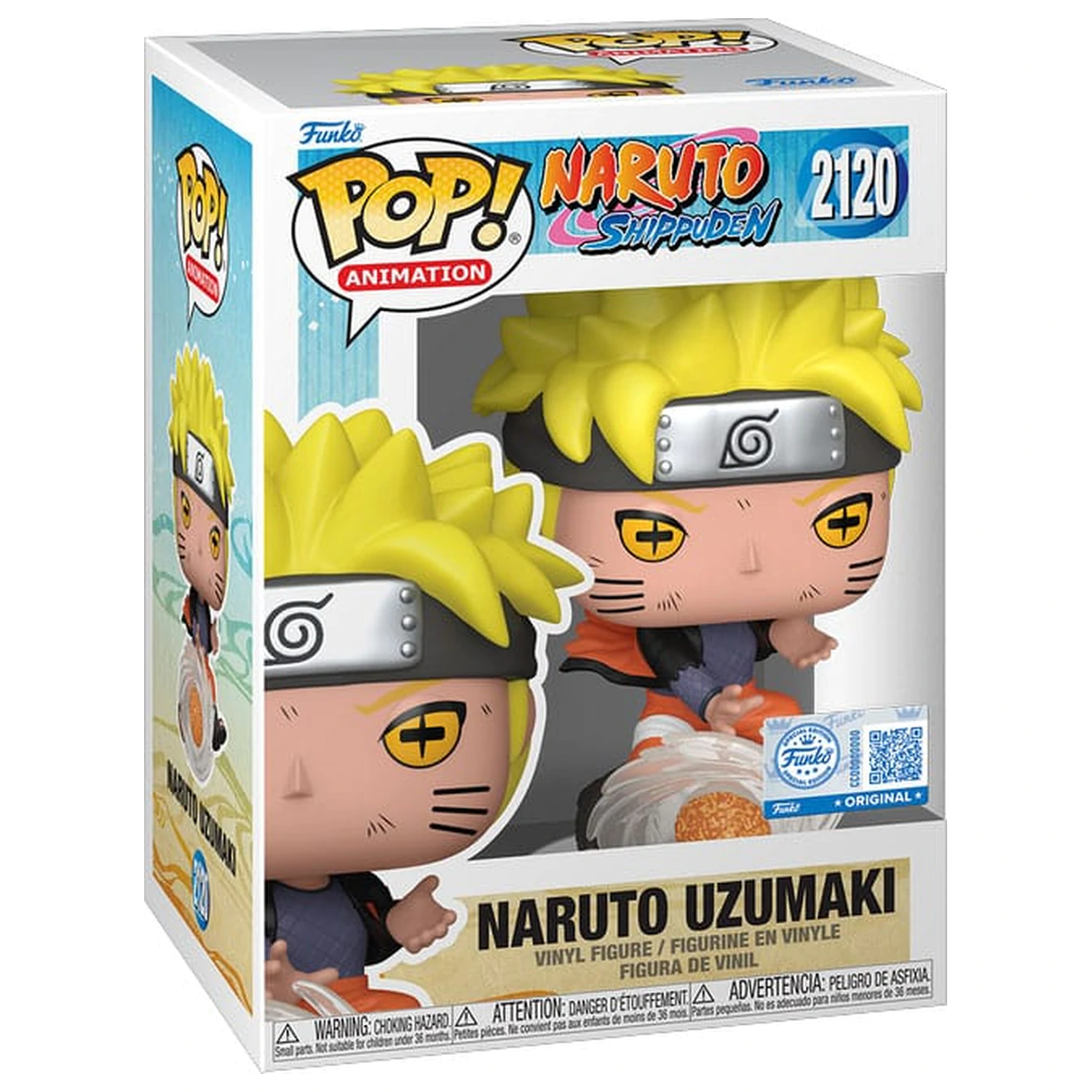 Naruto Shippuden Funko POP! Animation Figurine de vinil Naruto Uzumaki (Lava Release Rasenshuriken) 9 cm poza produsului