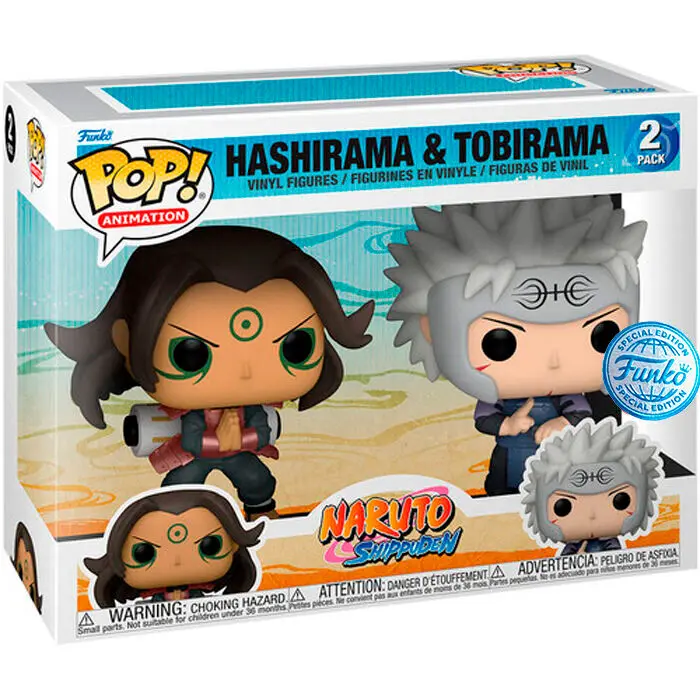 Naruto Shippuden POP! Animation Figurine Vinil Set 2 Hashirama & Tobirama 9 cm poza produsului