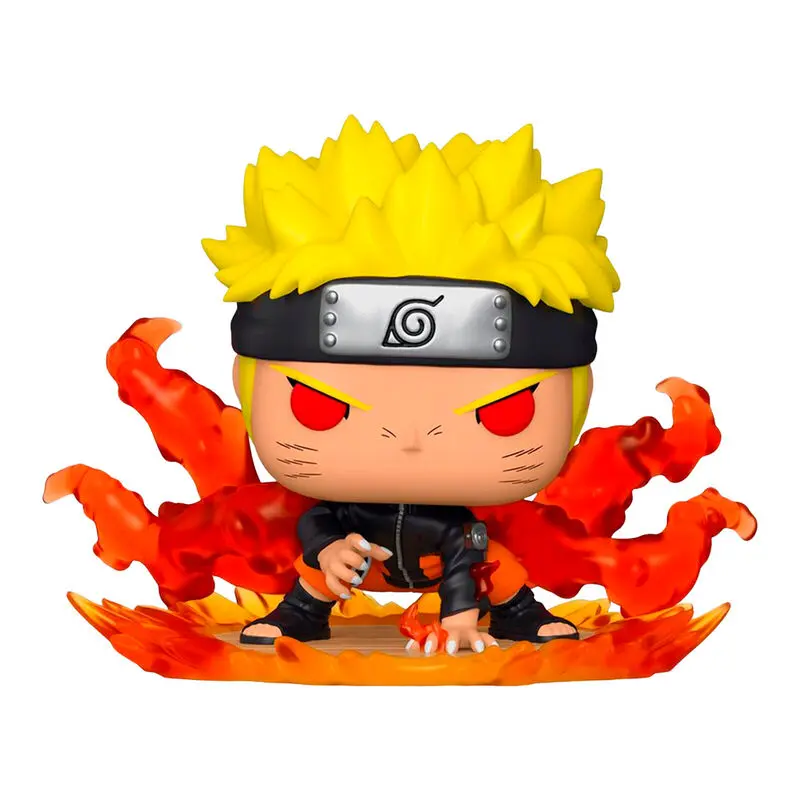 Figurină din vinil Deluxe POP! Naruto Shippuden Naruto Uzumaki ca Nine Tails Ediție Specială 9 cm poza produsului