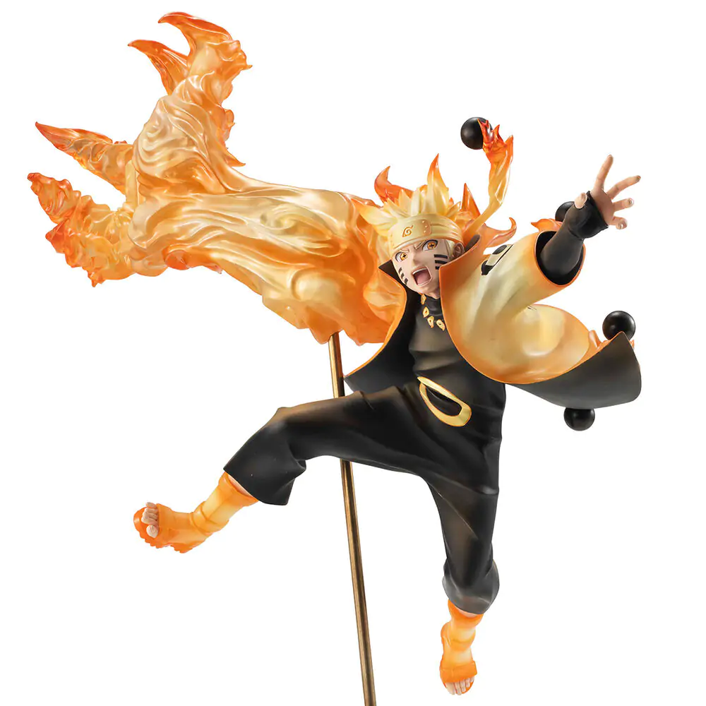 Naruto Shippuden G.E.M. Series Statuie PVC 1/8 Naruto Uzumaki Six Paths Sage Mode 15th Anniversary Ver. 29 cm poza produsului