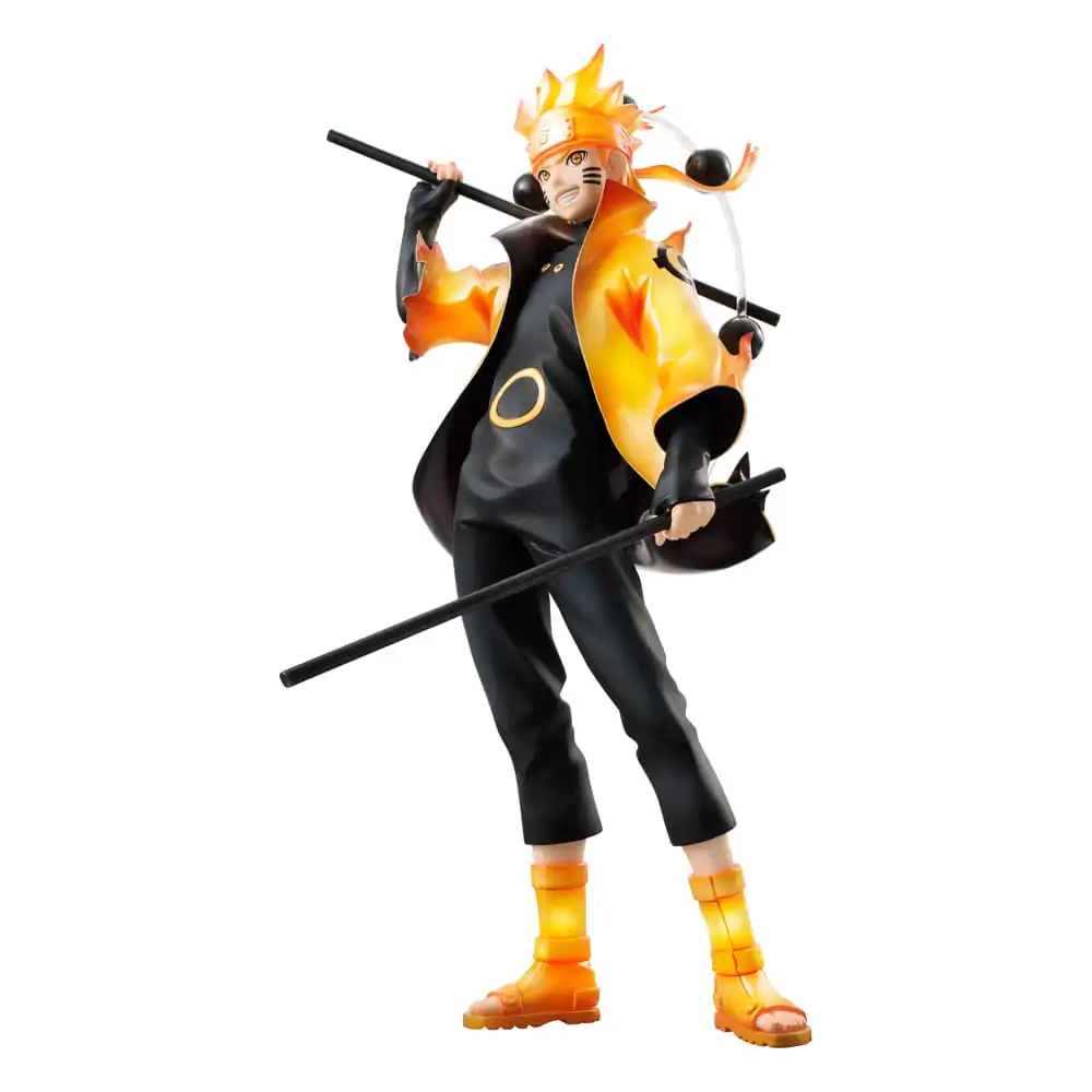 Naruto Shippuden G.E.M. Series statuie PVC Naruto Uzumaki Six Paths Sage Mode 15th Anniversary Ver. 22 cm poza produsului