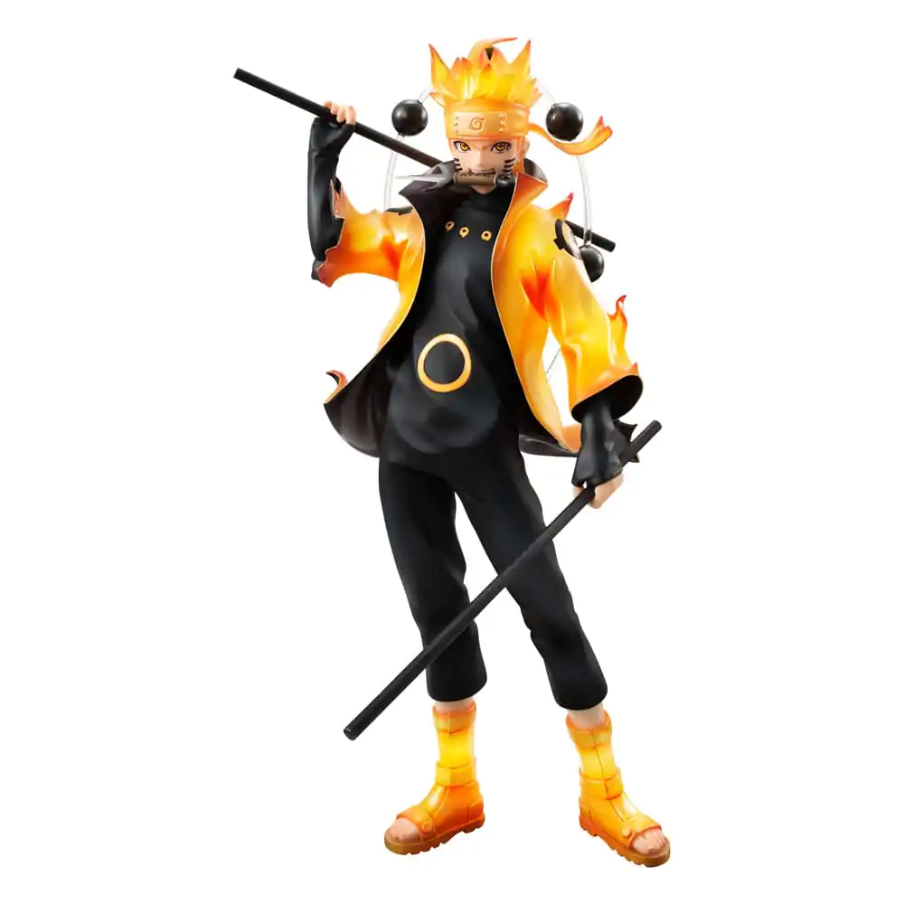 Naruto Shippuden G.E.M. Series statuie PVC Naruto Uzumaki Six Paths Sage Mode 15th Anniversary Ver. 22 cm poza produsului