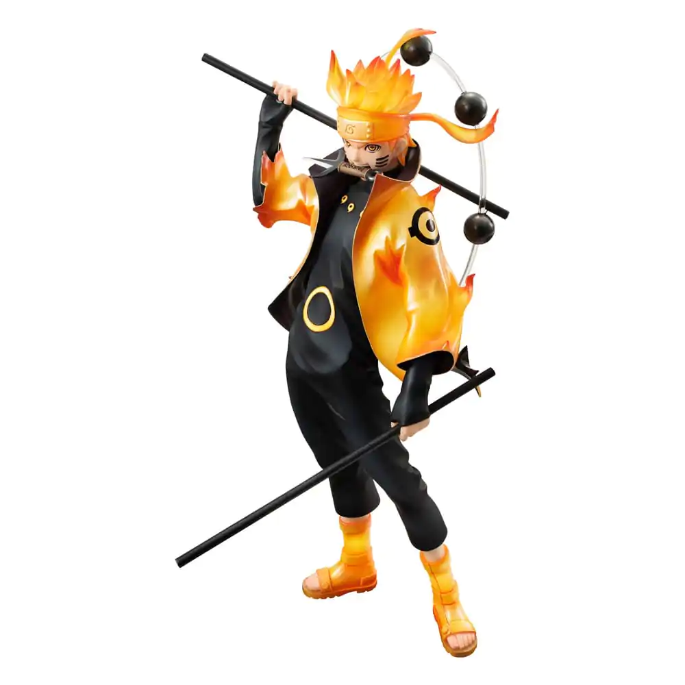 Naruto Shippuden G.E.M. Series statuie PVC Naruto Uzumaki Six Paths Sage Mode 15th Anniversary Ver. 22 cm poza produsului