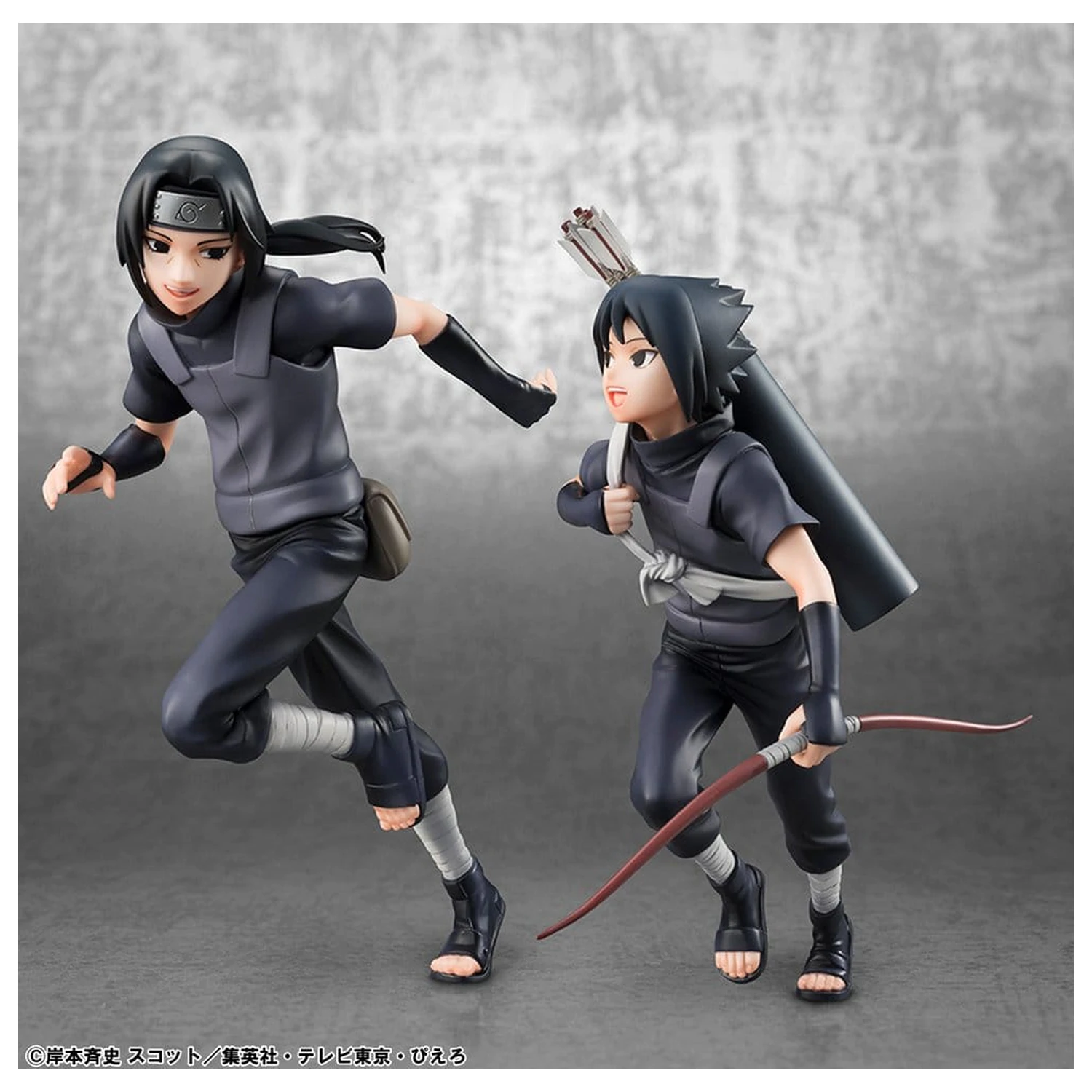 Naruto Shippuden G.E.M. Series PVC figurine 2-Pack Itachi Uchiha & Sasuke poza produsului