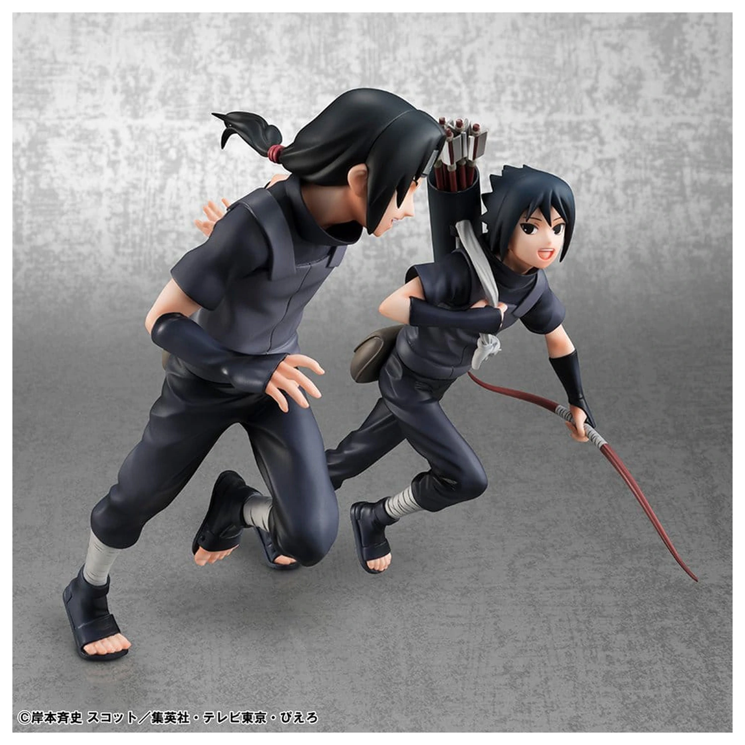 Naruto Shippuden G.E.M. Series PVC figurine 2-Pack Itachi Uchiha & Sasuke poza produsului