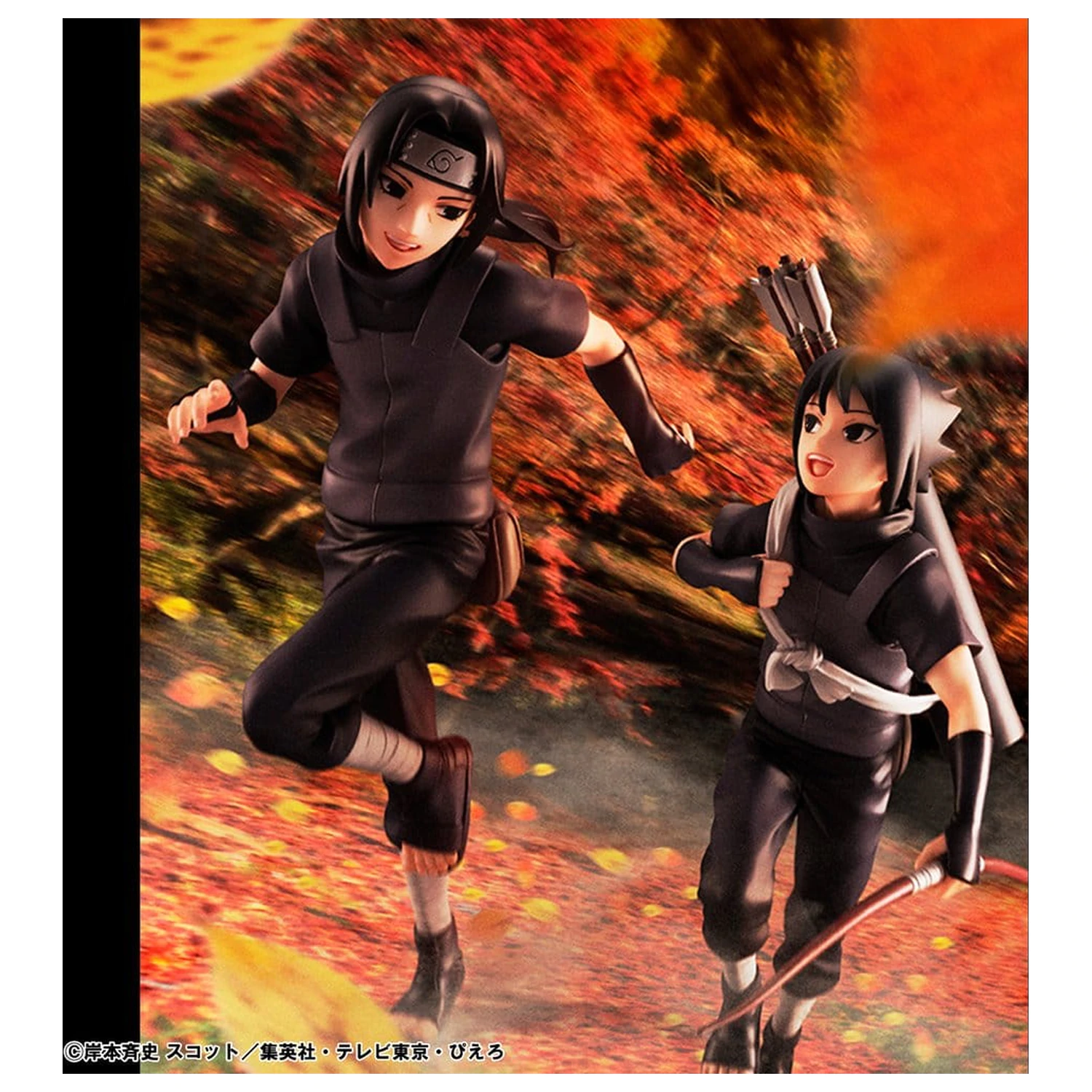 Naruto Shippuden G.E.M. Series PVC figurine 2-Pack Itachi Uchiha & Sasuke poza produsului