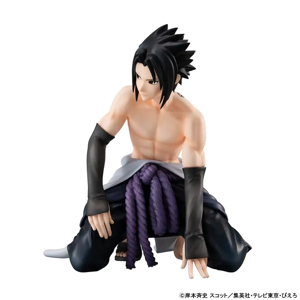 Naruto Shippuden G.E.M. Seria statuie PVC Sasuke Palm Size 12 cm poza produsului