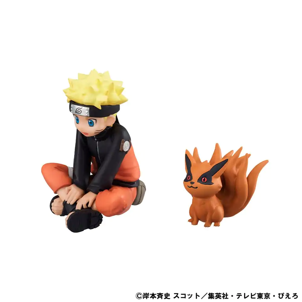 Naruto Shippuden Gaiden G.E.M. Series Statuie PVC Naruto Uzumaki & Biju Set 7 cm poza produsului
