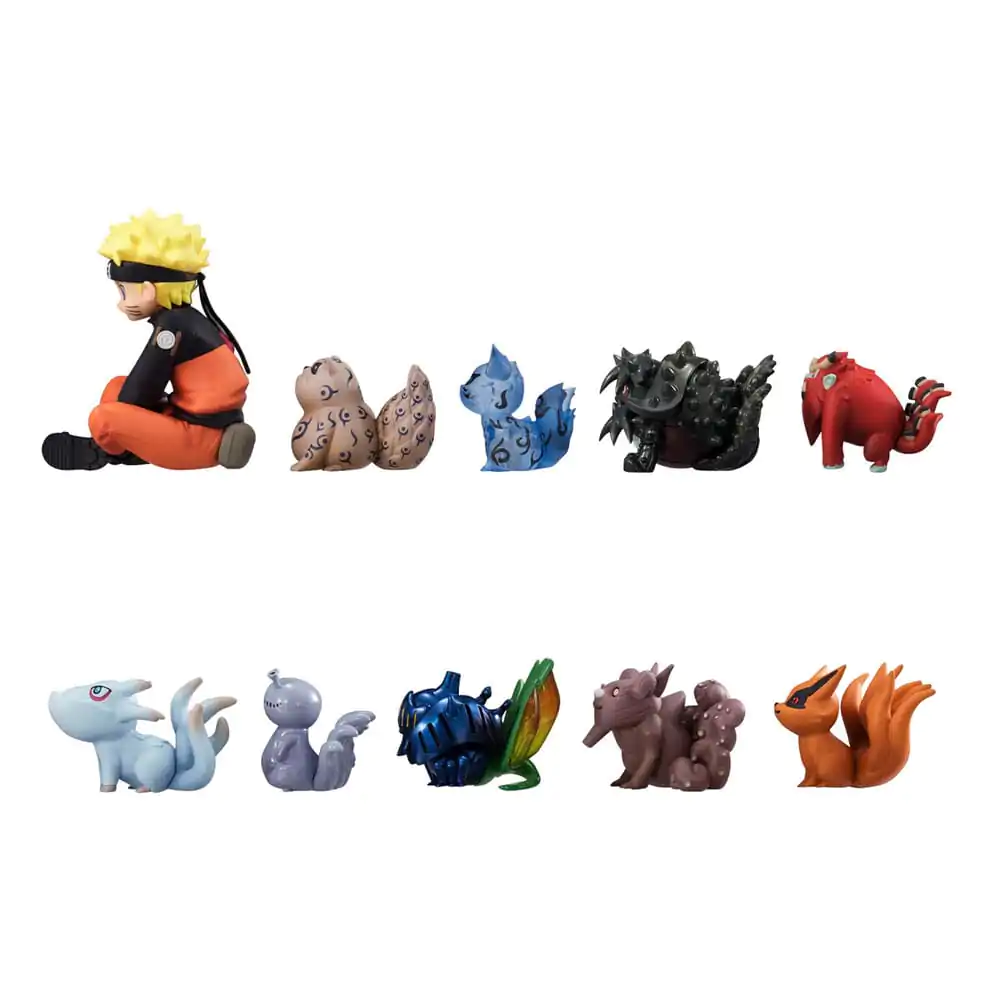 Naruto Shippuden Gaiden G.E.M. Series Statuie PVC Naruto Uzumaki & Biju Set 7 cm poza produsului