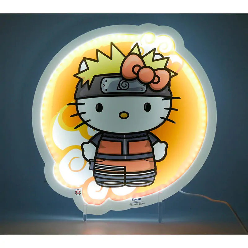 Lampa neon Naruto Shippuden Hello Kitty poza produsului