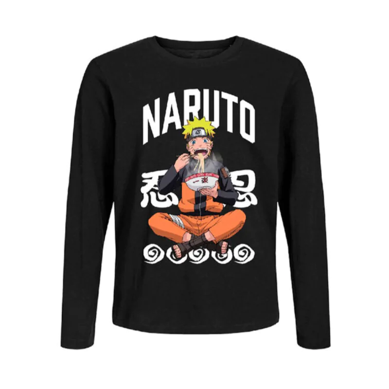 Tricou pentru copii Naruto Shippuden negru poza produsului