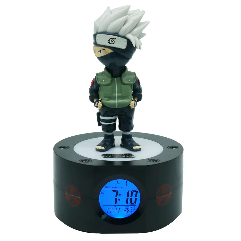 Ceas deșteptător Naruto Shippuden cu lumină Kakashi 18 cm poza produsului