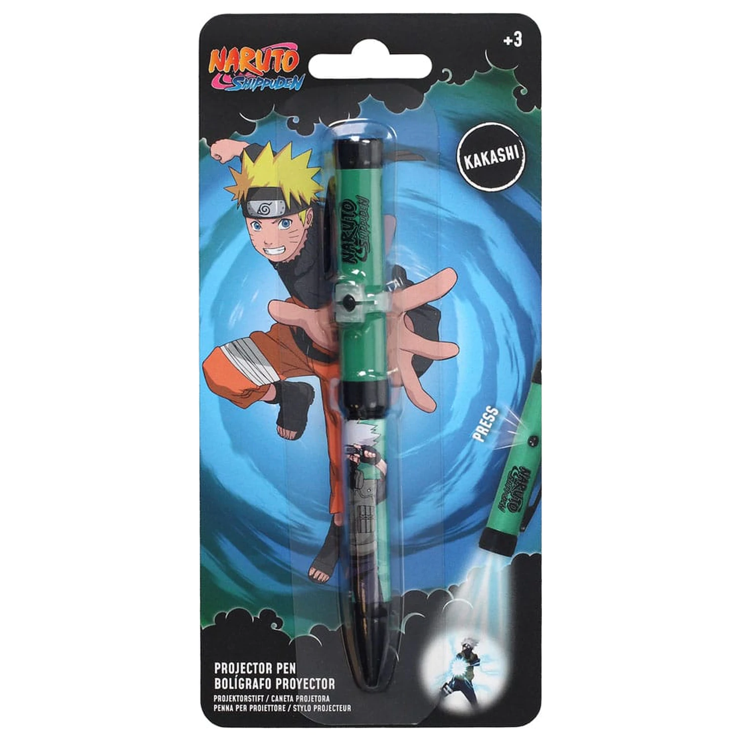 Naruto Shippuden Stilou cu proiector de lumină Kakashi poza produsului