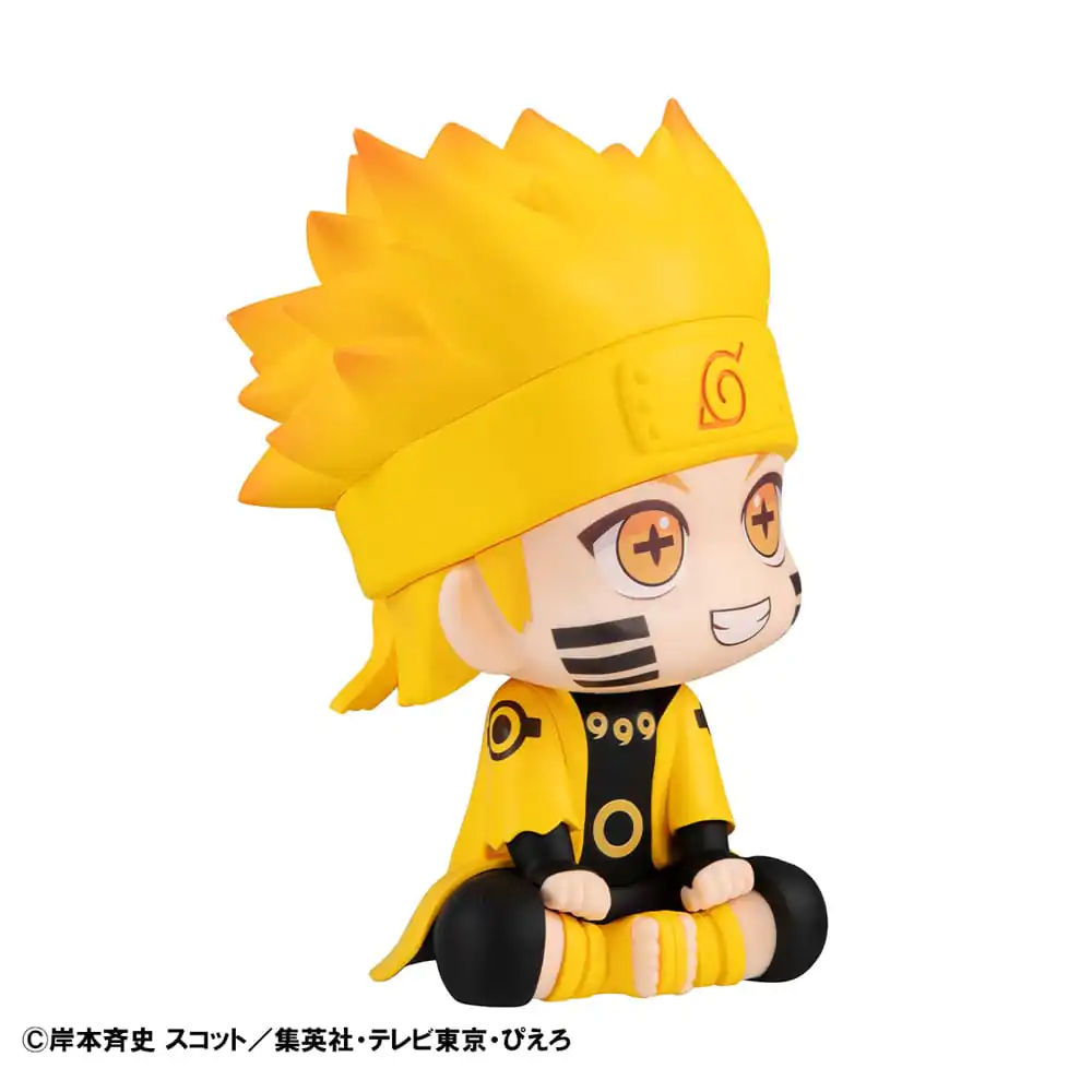 Figurină PVC Naruto Shippuden Look Up Naruto Uzumaki Six Paths Sage Mode & Minato Namikaze 11 cm (cu cadou) poza produsului