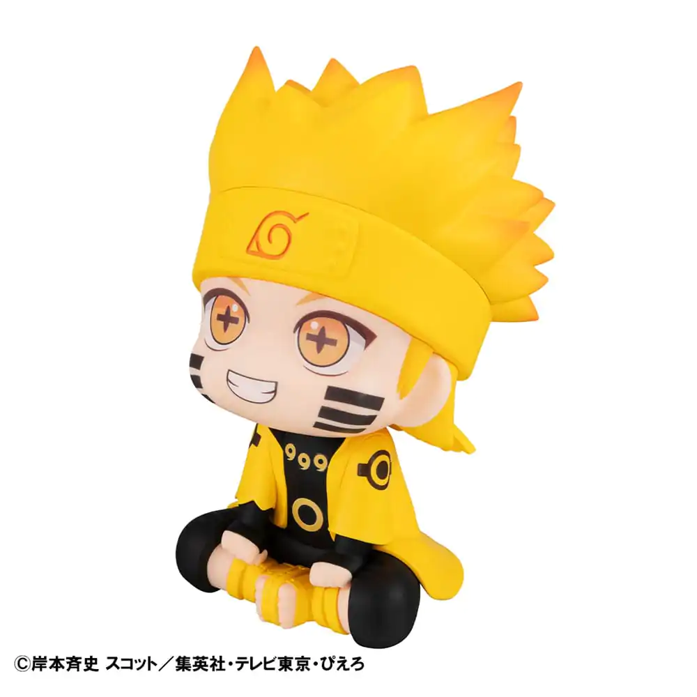 Figurină PVC Naruto Shippuden Look Up Naruto Uzumaki Six Paths Sage Mode & Minato Namikaze 11 cm (cu cadou) poza produsului