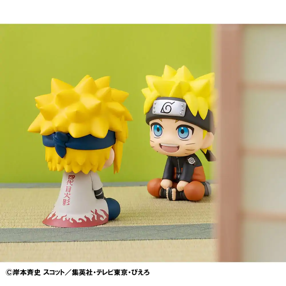 Figurină PVC Naruto Shippuden Look Up Naruto Uzumaki Six Paths Sage Mode & Minato Namikaze 11 cm (cu cadou) poza produsului