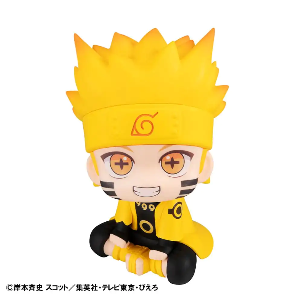 Figurină PVC Naruto Shippuden Look Up Naruto Uzumaki Six Paths Sage Mode & Minato Namikaze 11 cm (cu cadou) poza produsului