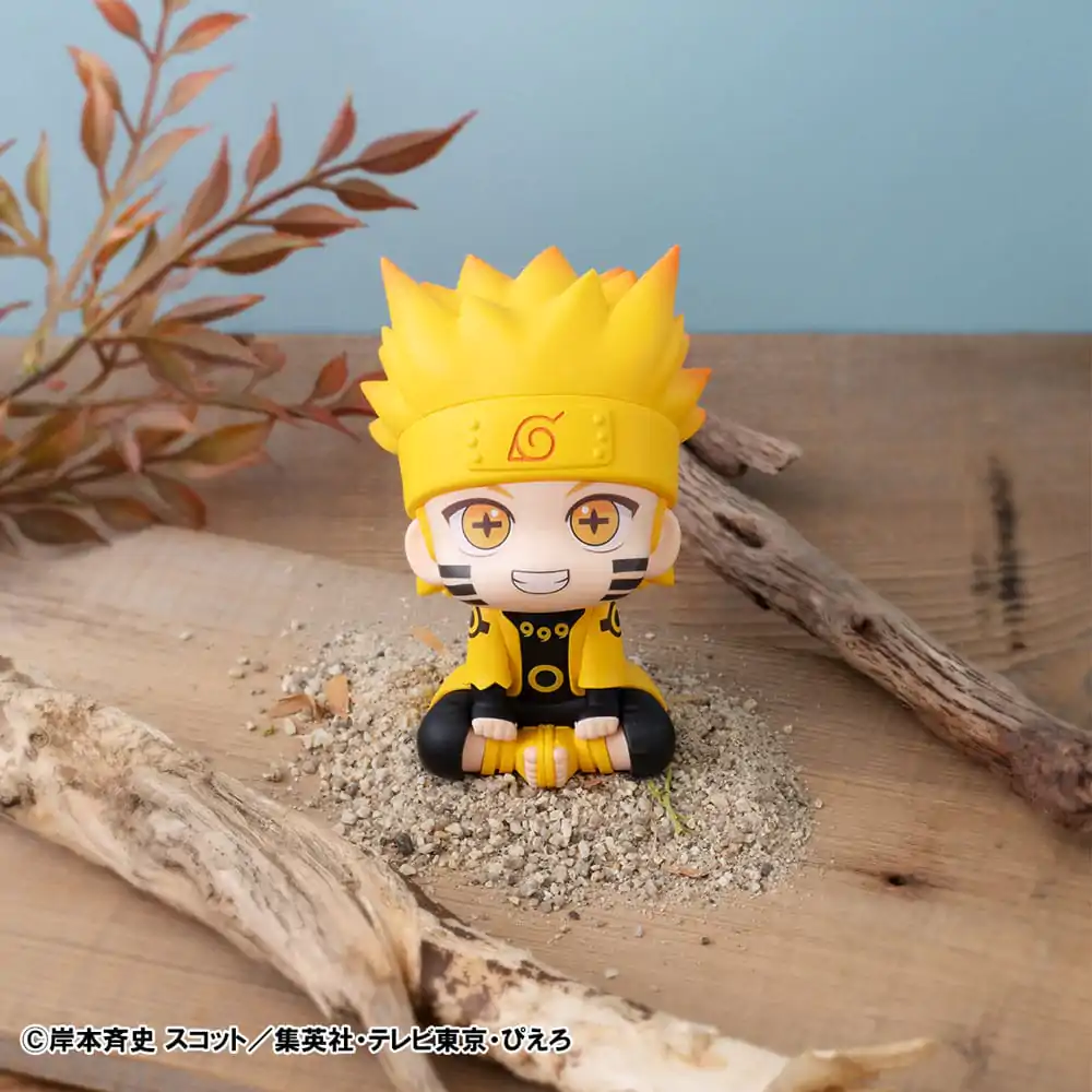 Figurină PVC Naruto Shippuden Look Up Naruto Uzumaki Six Paths Sage Mode & Minato Namikaze 11 cm (cu cadou) poza produsului