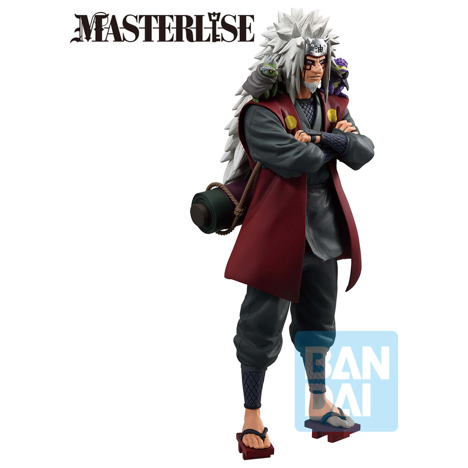 Naruto Shippuden Masterlise A Bridge Between the Lament of Samsara and Peace Jiraiya Ichibansho figurina 27cm poza produsului