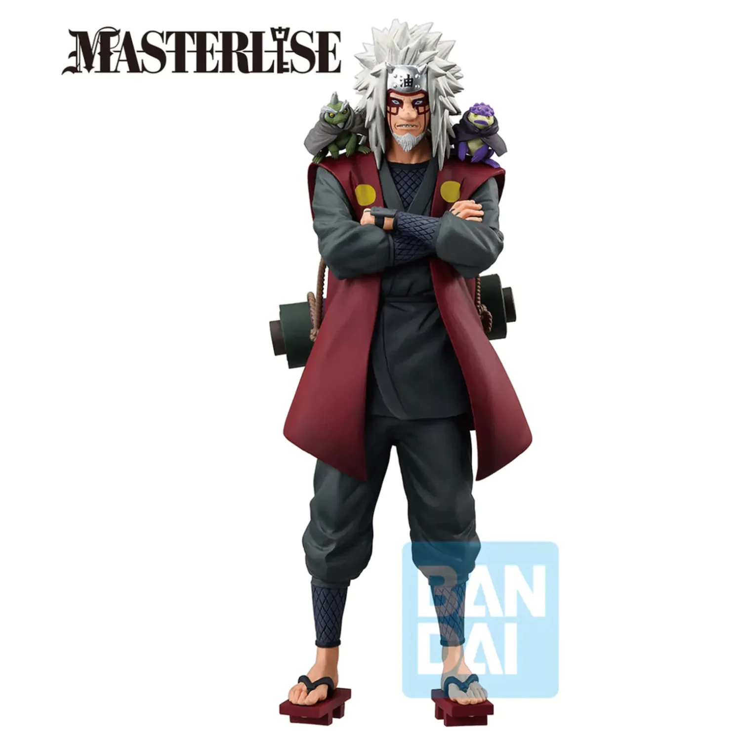 Naruto Shippuden Masterlise A Bridge Between the Lament of Samsara and Peace Jiraiya Ichibansho figurina 27cm poza produsului