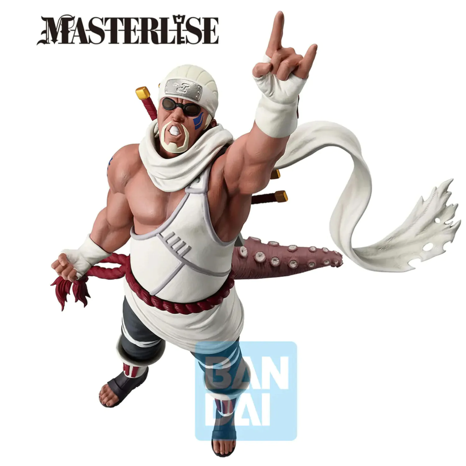 Naruto Shippuden Masterlise A Bridge Between the Lament of Samsara and Peace Killer Bee Ichibansho figurina 27cm poza produsului